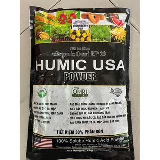 Humic usa powder pha 800 lít nước là phân hữu cơ- kích thích ra rễ phát triển- hiệu quả cao