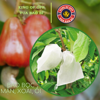 100 Túi 15x20cm Túi Bọc Trái Cây Ổi, Xoài, Na, Dưa To Có Dây Buộc - VUA BAO BÌ