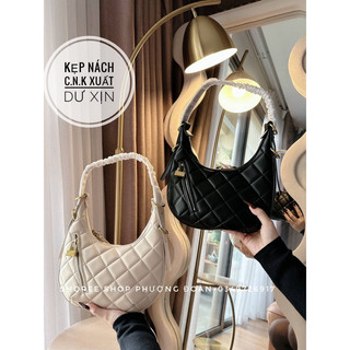 Túi đeo chéo + kẹp nách bản trần trám to khoá chéo size 23cm ko hộp