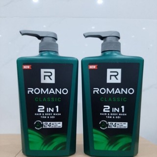 Tắm & Gội Romano Classic 2in1 (650g)