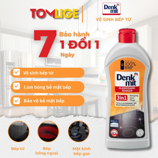 Dung dịch vệ sinh và bảo dưỡng bề mặt bếp từ denkmit 300ml 2in1, làm sạch dầu mỡ, làm bóng mặt bếp