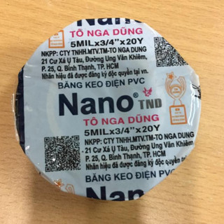 Băng keo điện nano Tô Nga Dũng 20Y
