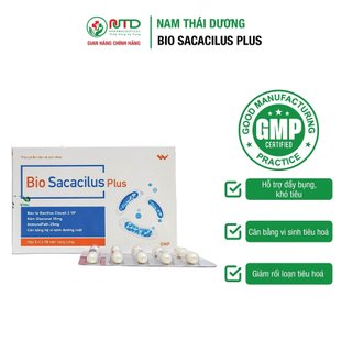 Men vi sinh Bio Sacacilus Plus Nam Thái Dương - giảm rối loạn, cân bằng hệ vi sinh tiêu hoá, hỗ trợ đầy bụng khó tiêu