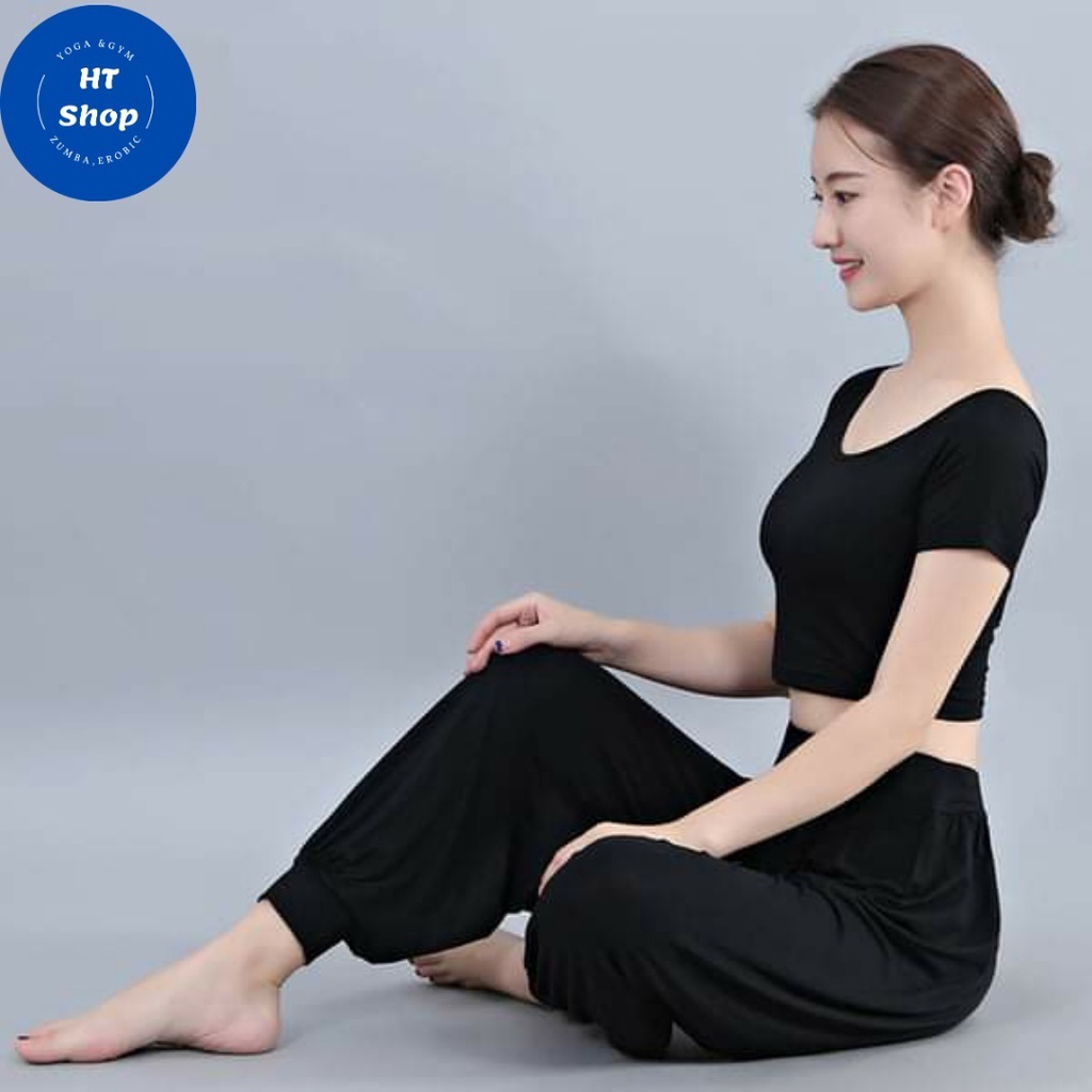 Bộ đồ tập yoga, bộ alibaba nữ đẹp thoáng mát