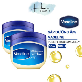 Sáp Dưỡng Ẩm Phục Hồi Da Khô, Nứt Nẻ Vaseline Pure Petroleum Jelly