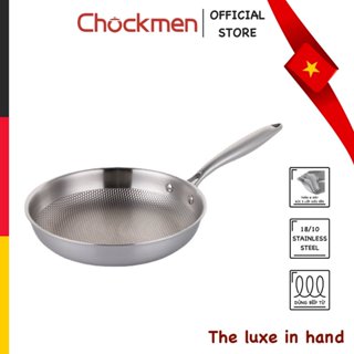 Chảo Tổ Ong CHOCKMEN Size 20-22-24-28CM Chảo Xào Chảo Rán Vân Tổ Ong Nấu Trên Mọi Loại Bếp