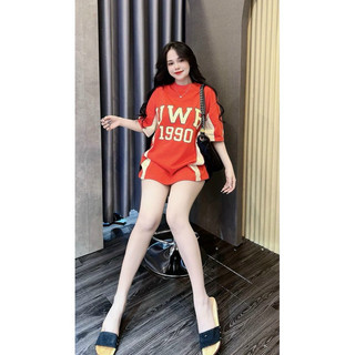 Áo thun form rộng 3158( Freesize 65kg)