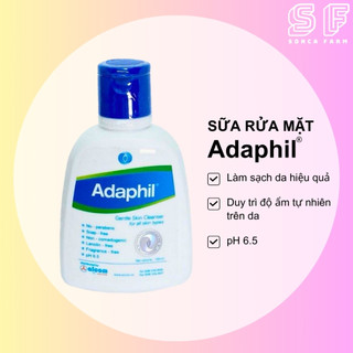 Adaphil 125ml Sữa Rửa Mặt Gamma Adaphil Gentle Skin Cleanser Dành Cho Mọi Loại Da