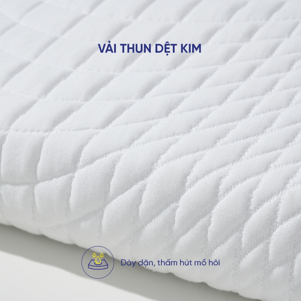 Gối Foam Goodnight Nori Gối Công Thái Học 30*60cm Lượn Sóng Nâng Đỡ, Vua Nệm | BigBuy360 - bigbuy360.vn