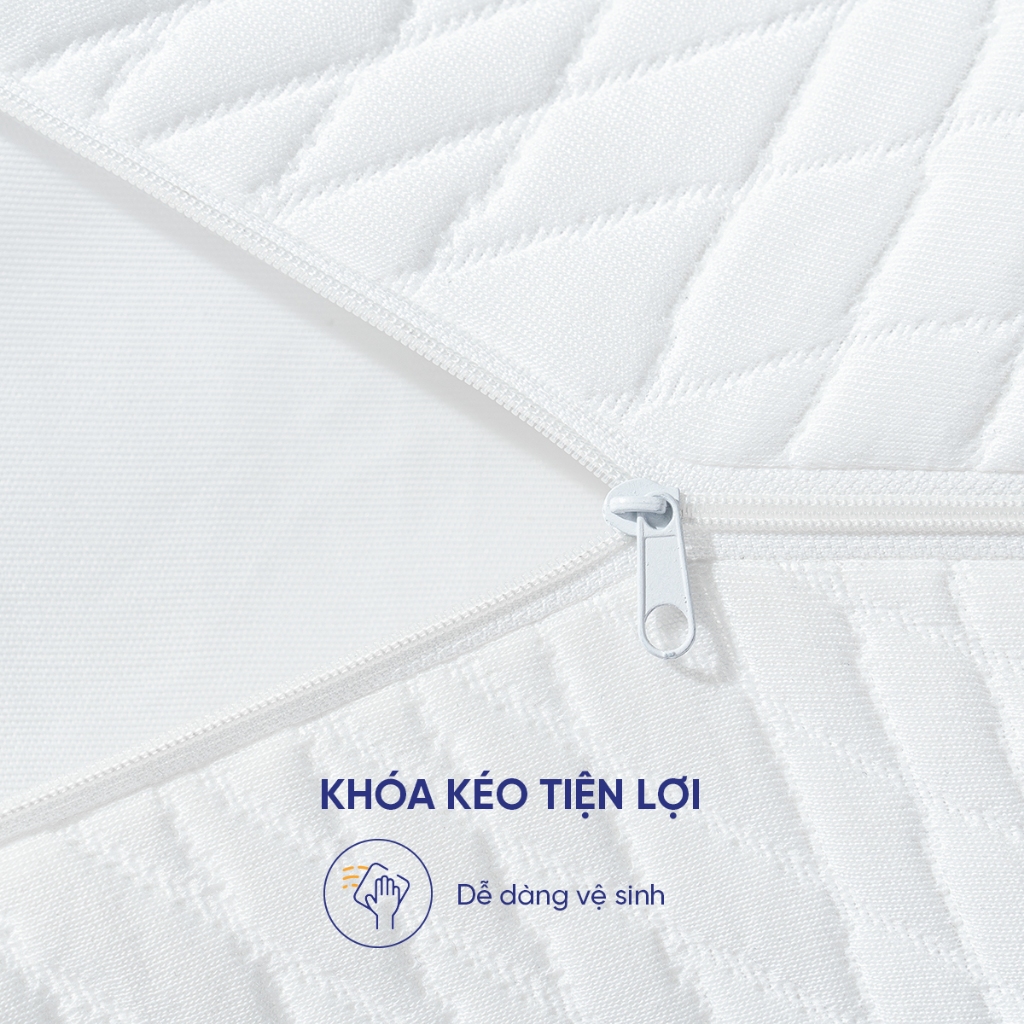 Gối Foam Goodnight Nori Gối Công Thái Học 30*60cm Lượn Sóng Nâng Đỡ, Vua Nệm | BigBuy360 - bigbuy360.vn