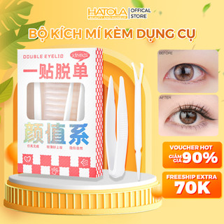 Bộ kích mí tàng hình 180 miếng kèm nhíp + kẹp chống nước tiện lợi Hatola
