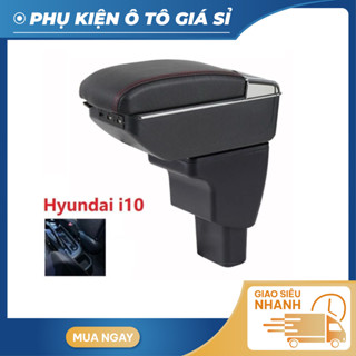 Hộp Tỳ Tay Ô Tô Hyundai I10 2014- 2019 Cao Cấp Tích Hợp Cổng Sạc USB Tiện Dụng lắp đặt dễ dàng phụ kiện ô tô giá sỉ
