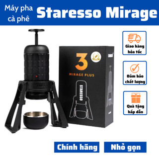 Máy Pha Cà Phê STARESSO Mirage Plus 2023 chính hãng pha cafe cầm tay tiện du lịch bảo hành 12 tháng