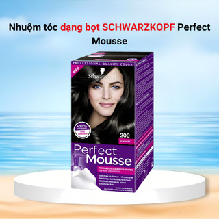 Nhuộm tóc dạng bọt SCHWARZKOPF Perfect Mousse thẩm thấu, lên màu nhanh, bền màu khó phai