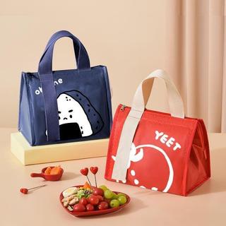 Túi đựng hộp cơm giữ nhiệt có quai xách thiết kế mới phong cách Nhật Bản