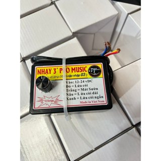 Nhại còi 3 pro 12 bài, điện auto 12v, 24v, còi hơi, còi điện, nhại còi ô tô, xe  máy