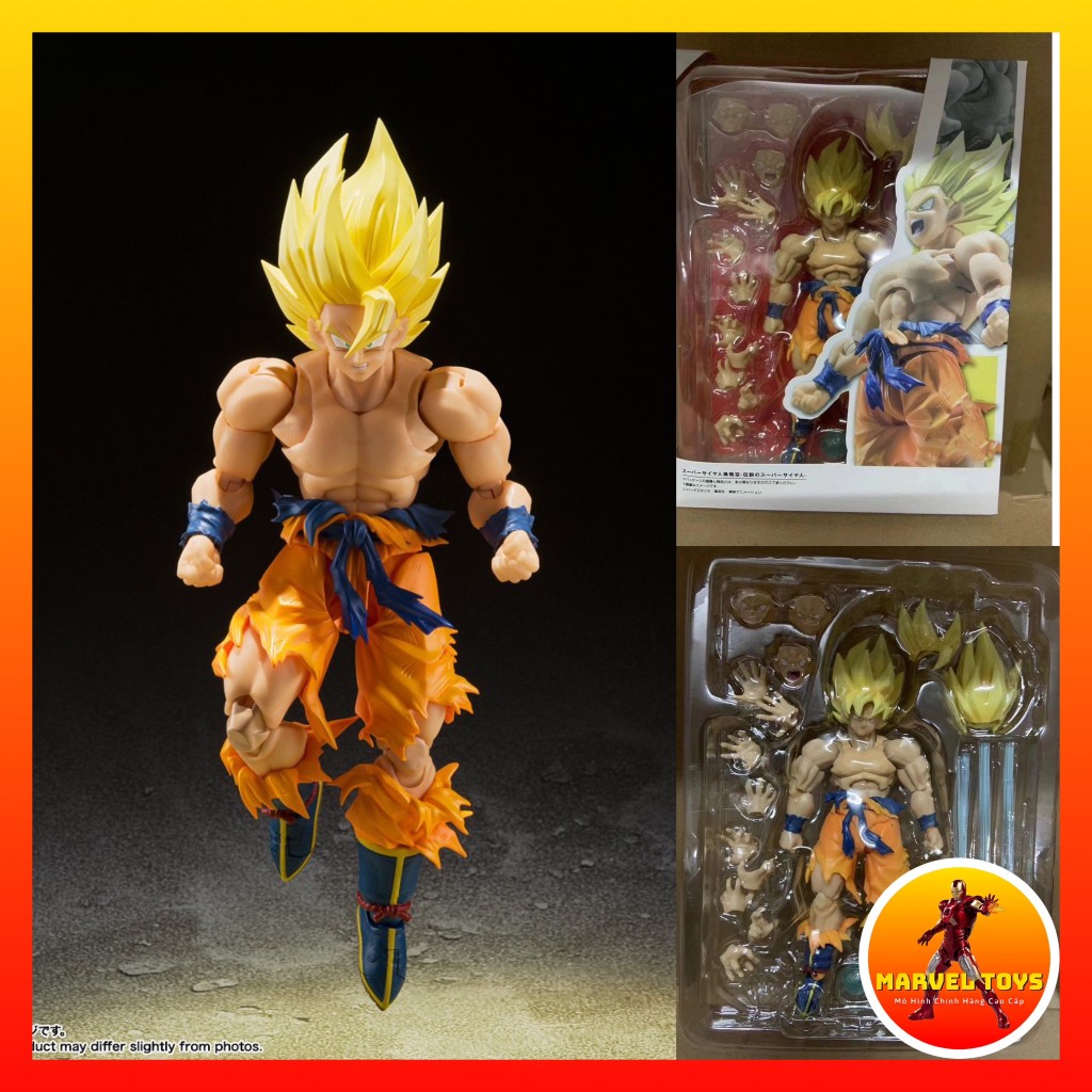 Mô Hình Bootleg SHF Dragon Ball Z 7 Viên Ngọc Rồng Son Goku Namek Legendary Super Saiyan 1/12 Có Khớp (BL)