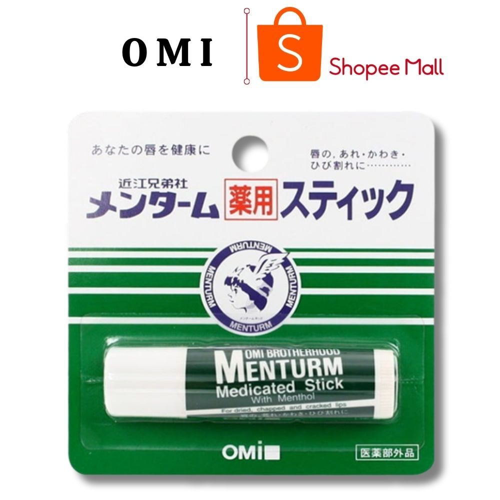 Son Dưỡng Ẩm Bạc Hà Dành Cho Môi Khô Và Nứt Nẻ Omi Brotherhood Menturm Nhật Bản
