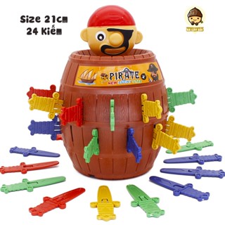 (Size - 21cm) Đồ chơi đâm hải tặc size lớn 24 kiếm, đồ chơi hải tặc vui nhộn cho cả gia đình