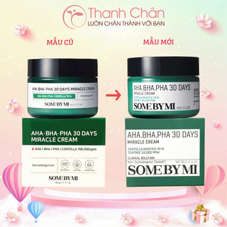 Kem dưỡng ngăn ngừa mụn Some By Mi AHA BHA PHA 30 Days Miracle Cream 60g