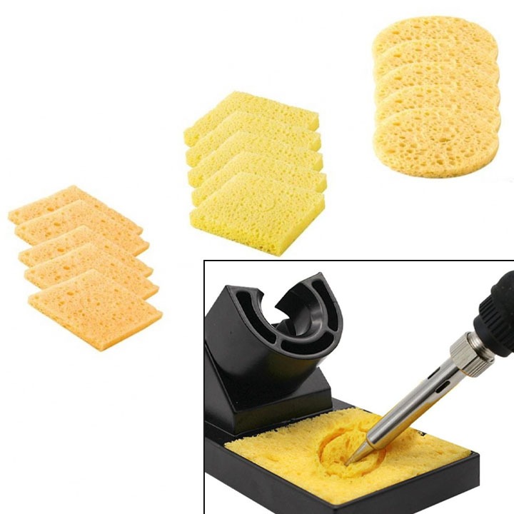 Bọt Biển Vệ Sinh Mũi Hàn Các Loại (miếng chùi thiếc hàn)