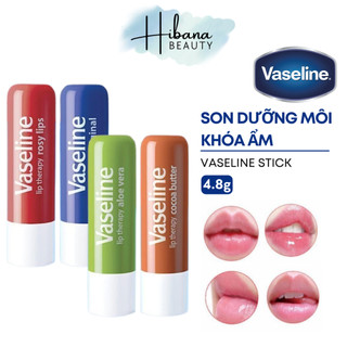 Son dưỡng vaseline giúp môi mềm mịn lip therapy dưỡng ẩm 4.8g