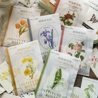 Sticker Dán Trang Trí Sổ Bullet Journal Họa Tiết Hoa Khô🍃CHỌN MẪU🍃Sticker Dán Họa Tiết Hoa Lá