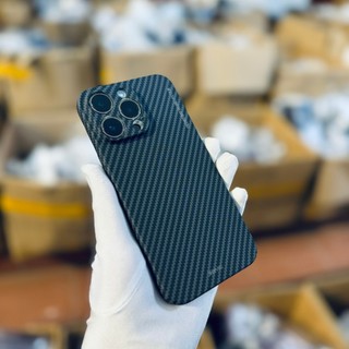 Ốp lưng iphone(11,12,13,14,15)promax X-LEVEL NANO fIBER Chính hãng, mạ Cacbon siêu mỏng nhẹ