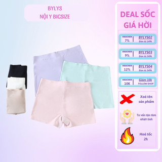 Quần Váy Bigsize Nữ ByLys Quần Lót Nữ Bigsize Mặc Trong Váy Chất Su Cao Cấp Không Lộ Viền Siêu Mát QL007