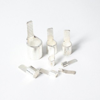 Đầu cos dây điện ,Đầu cos mỏ vịt trần, Cos pin dẹp đặc trần C45 mạ bạc