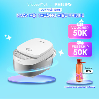 Nồi cơm điện tử mini Philips HD3170/66 | 600W | 0.85 lít - Hàng Chính Hãng