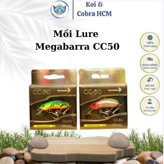   HCM  Mồi Lure Megabarra CC50 - Mồi giả câu cá 45mm 8.2gram - Đi Lửng 