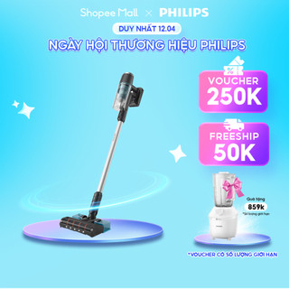 Máy Hút Bụi Không Dây 2 trong 1 Dạng Cán Philips XC3131/01 (có chế độ lau) - Hàng Chính Hãng