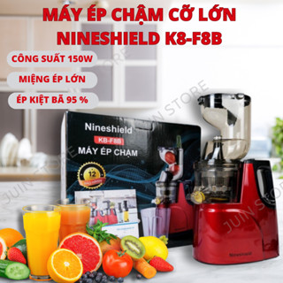 Máy Ép Chậm NINESHIELD KB-F8B Chính Hãng, Dung Tích 1L, Máy Cổ Rộng Ép Trái Cây Nguyên Quả Dễ Dàng, Tiện Lợi