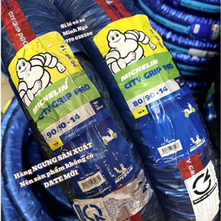 (80/90-14 & 90/90-14) Cặp vỏ Michelin City Grip Pro 80/90-14 TL và 90/90-14 TL cho xe Vario, Click,.. - Vỏ không ruột