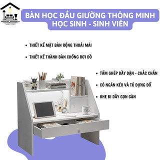 Bàn học để giường cho học sinh, sinh viên để kí túc xá