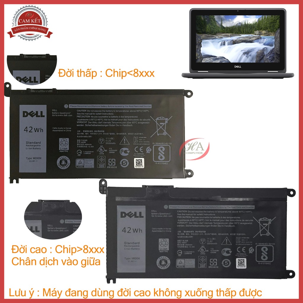 Pin dell Latitude 3190 2-in-1