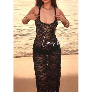 Váy maxi ren hoa dáng dài QC cao cấp - Limisbikini