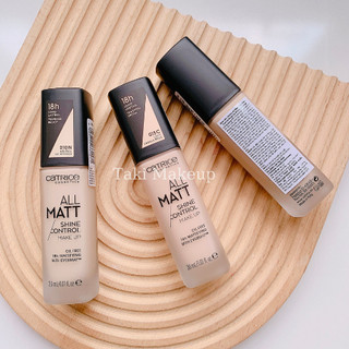 Kem Nền Catrice 18H Long Lasting Transfer Proof All Matte Shine Control Make Up 30ml Mẫu Mới