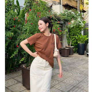 Olv - áo thun sia basic t shirt
