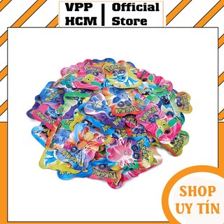 1 bịch Bom đồ chơi dẫm nổ Pokemon, Vỉ Pokemon giá rẻ, Vỉ Pokemon nổ, đồ chơi trẻ em thú vị