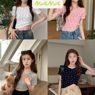 Áo babytee thun cotton co dãn mặt cười full nhiều màu, Áo croptop cộc tay style Hàn Quốc