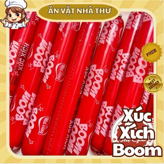 Xúc xích heo ăn liền , xúc xích heo ăn liền Boomboom Ăn Vặt Cổng Trường