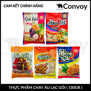 Thực phẩm chay âu lạc gói / sườn non / thịt bằm / heo lát / gà lát / gà cục / bò lát