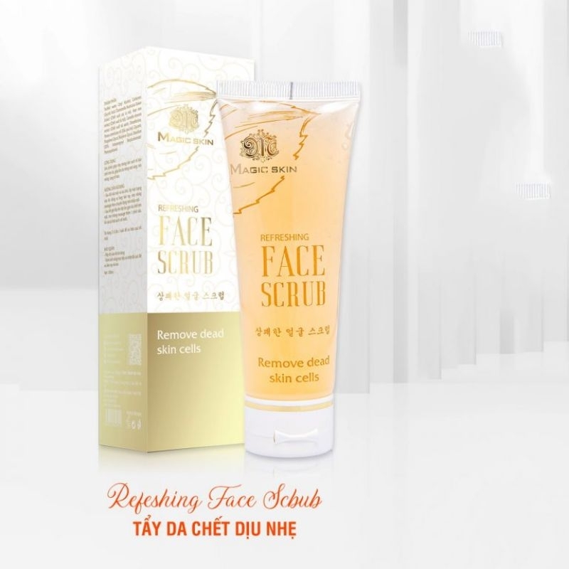 tẩy da chết mặt magic skin