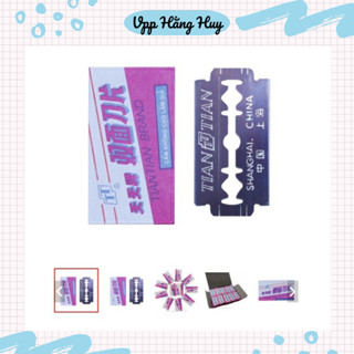 Lưỡi dao tem hồng cạo dâu (hộp 200 lưỡi)