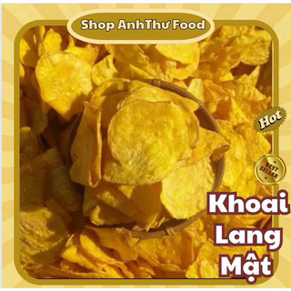 500g khoai lang sấy mật ong, đặc sản đà lạt thơm ngon giòn rụm khoai lang sấy