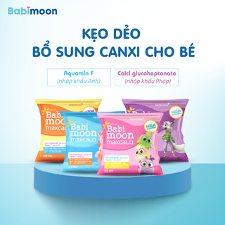 Kẹo dẻo Babimoon Maxcalci bổ sung Canxi giúp trẻ phát triển chiều cao (30g)