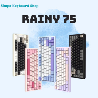 [SẴN GIAO Rainy75] Bàn Phím Cơ RAINY 75 Full Nhôm 3 Mode Keymap VIA - Rainy75