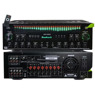  Amply Bluetooth Gunssi SUNBUCK SR-5800 Amply karaoke công suất 2200W âm thanh vòm 7.1 kênh 